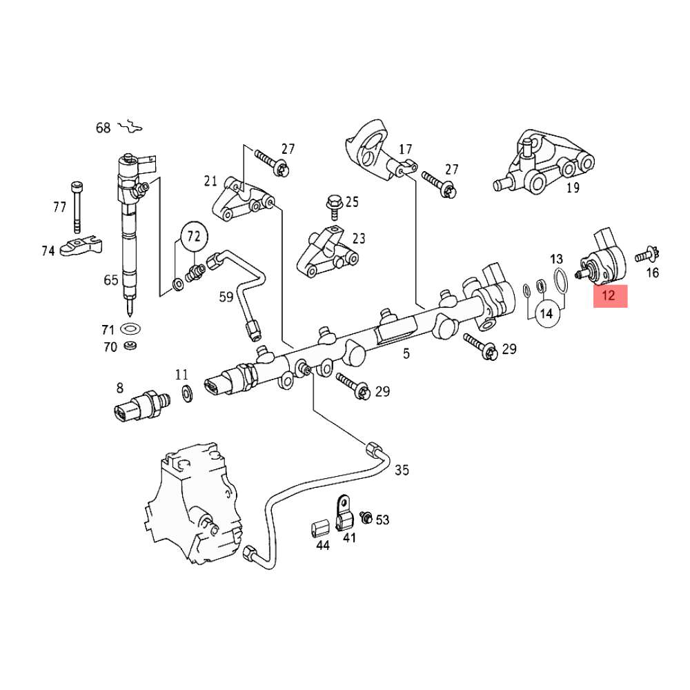 Fuel Rail Pressure Regulator Valve for Mercedes-Benz | 0281002241 - Image 5